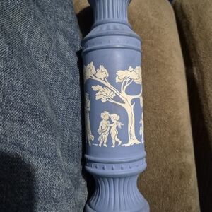 1970s Avon Avonshire Blue Decanter For Elusive Cologne 6 FL. OZ. Empty